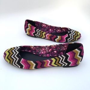 M Missoni for Target ballet flats